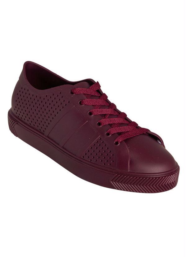Outlet - Tênis Feminino Vinho em Sintético