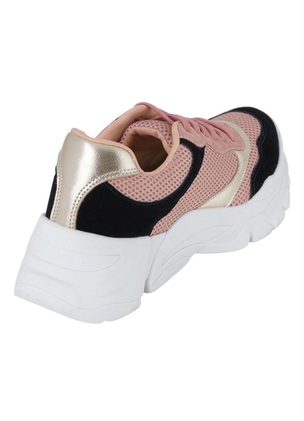 Perfecta - Tênis Rosê com Solado Elevado 2