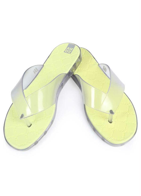 Zaxy - Tamanco Rasteiro Zaxy Every Moment Transparente 3