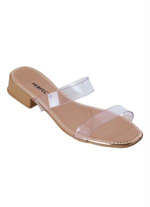 Perfecta - Tamanco Transparente em Verniz - PERFECTA