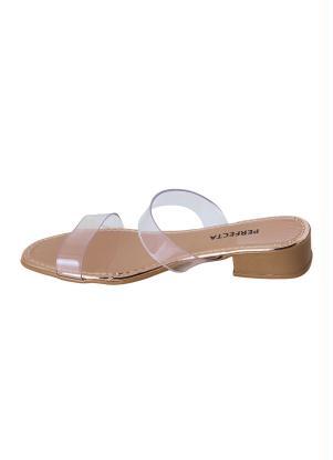 Perfecta - Tamanco Transparente em Verniz - PERFECTA