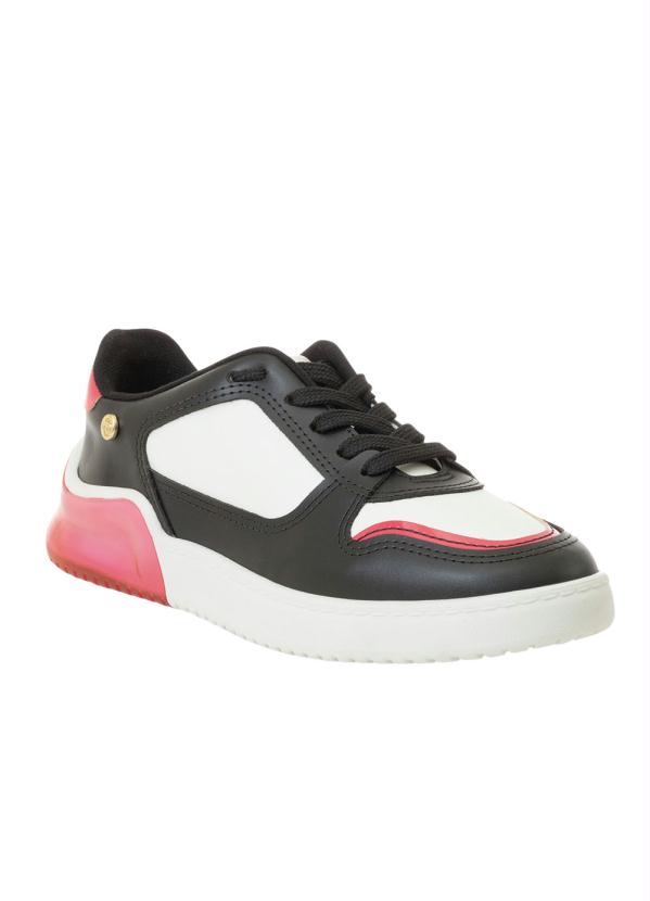 Moleca - Tênis Moleca Preto em Sintético