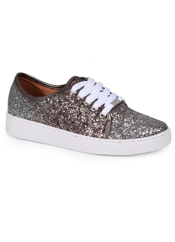 Vizzano - Tênis Feminino Vizzano Glitter Bronze