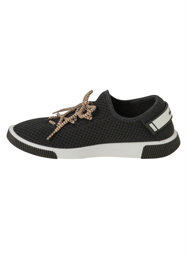 Moleca - Tênis Moleca Preto em Tecido 3