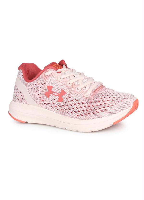Under Armour - Tênis Running Feminino Under Armour Tecido Rosa