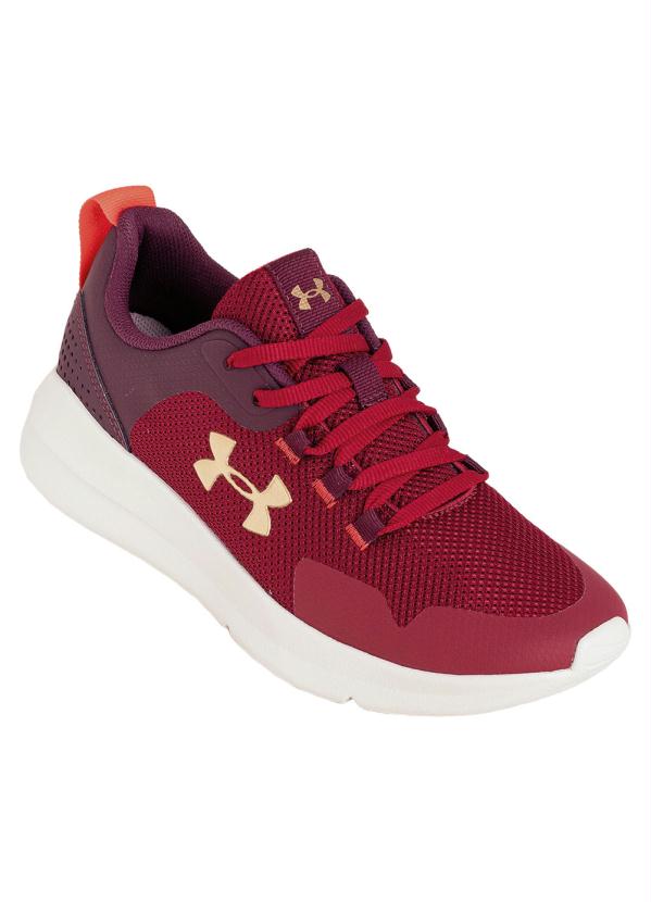 Outlet - Tênis Under Armour Charged Essential Bordô