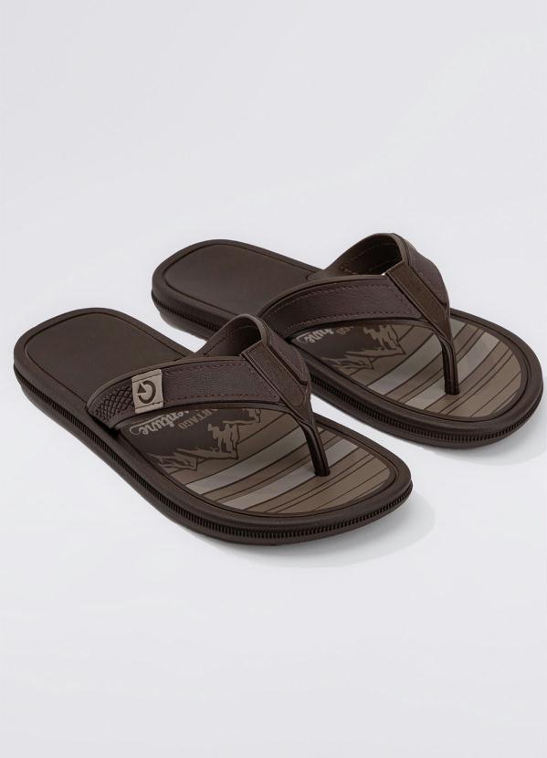 Cartago - Chinelo Cartago Maiorca Ii Dedo Marrom
