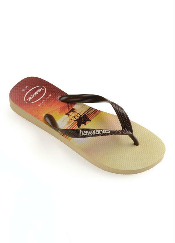 Havaianas - Chinelo Havaianas Hype Areia e Café
