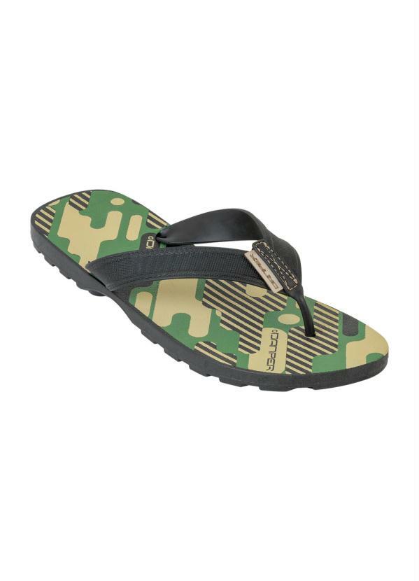 Outlet - Chinelo Masculino Camuflado