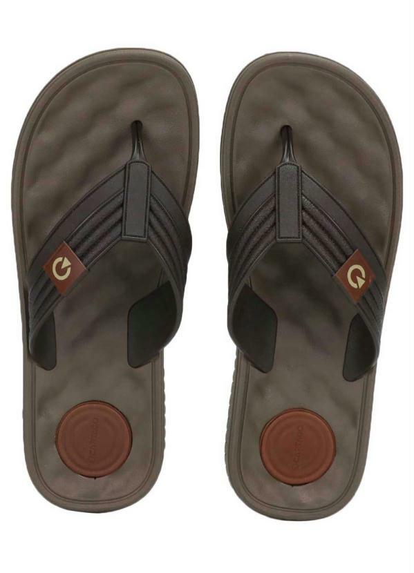 Cartago - Chinelo Masculino Cartago Marrom
