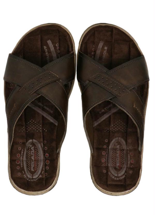 Pegada - Chinelo Masculino Pegada Marrom