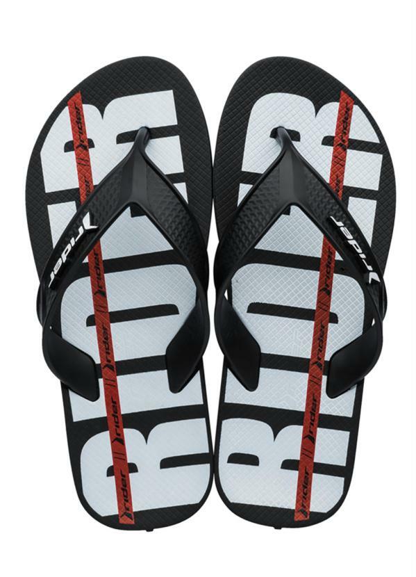 Rider - Chinelo Rider Street Bold Preta