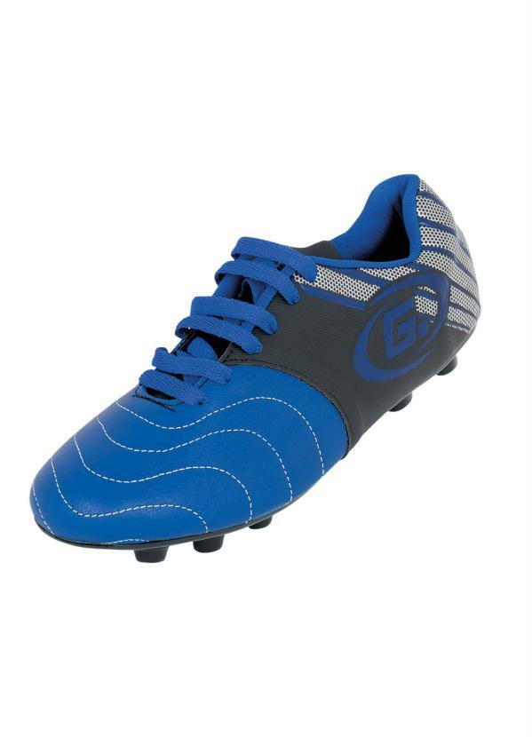 Outlet - Chuteira Azul com Trava