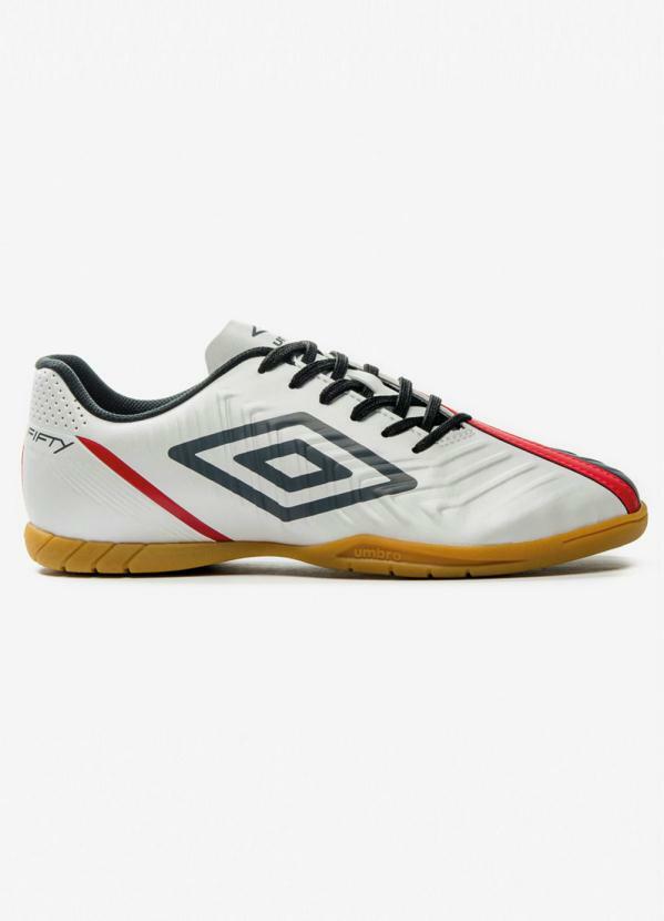 Umbro - Chuteira Futsal Umbro Fifty Iv Branca