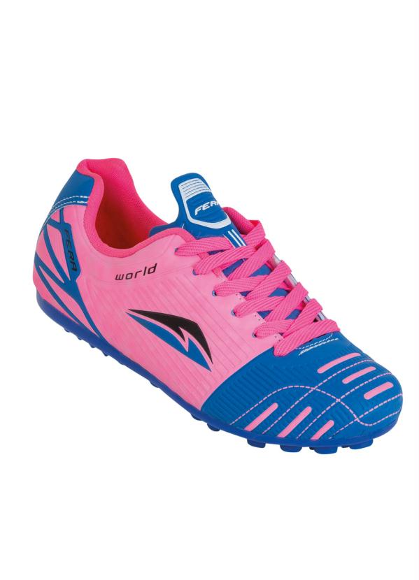 chuteira society pink