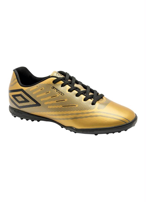 Umbro - Chuteira Society Umbro Speed Iv Dourado