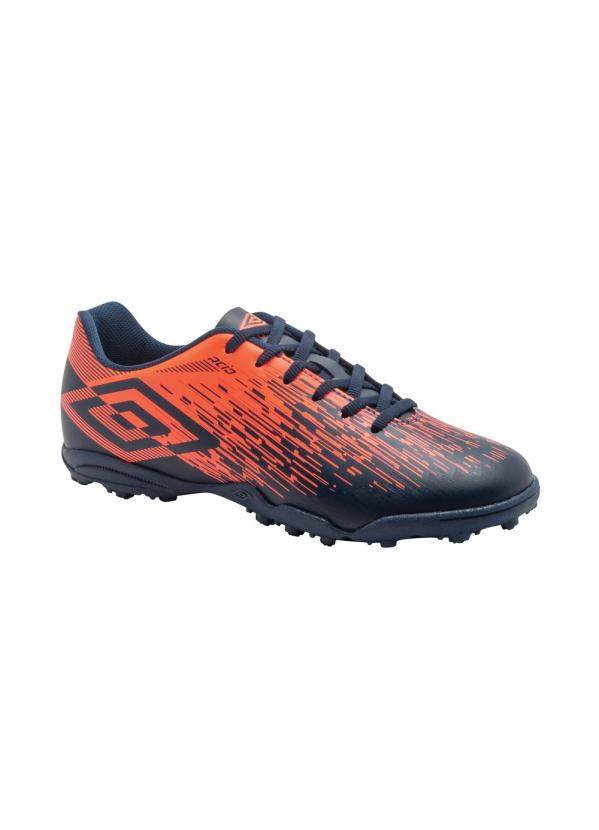 Umbro - Chuteira Umbro Society Acid Ii Marinho e Coral