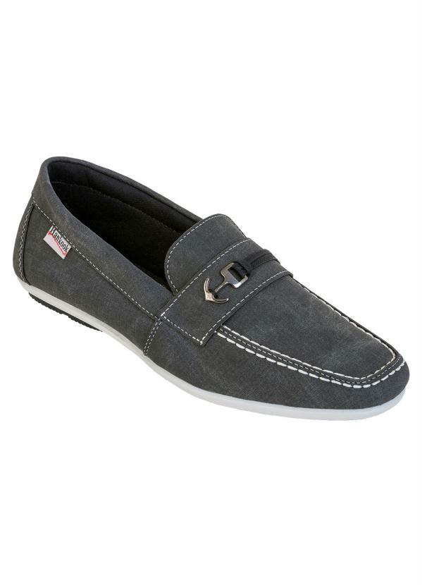 Outlet - Sapato Mocassim Masculino Cinza