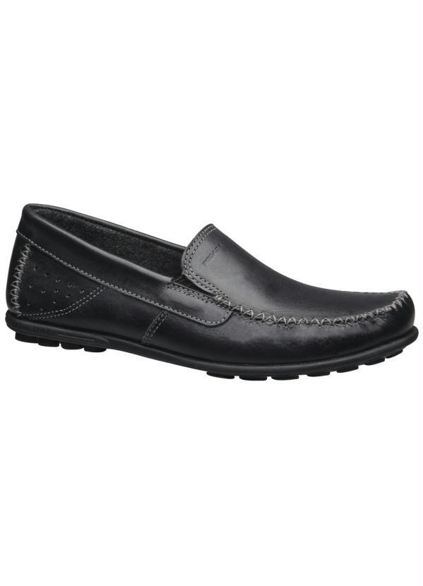 Pegada - Sapato Pegada Preto Solado em Borracha