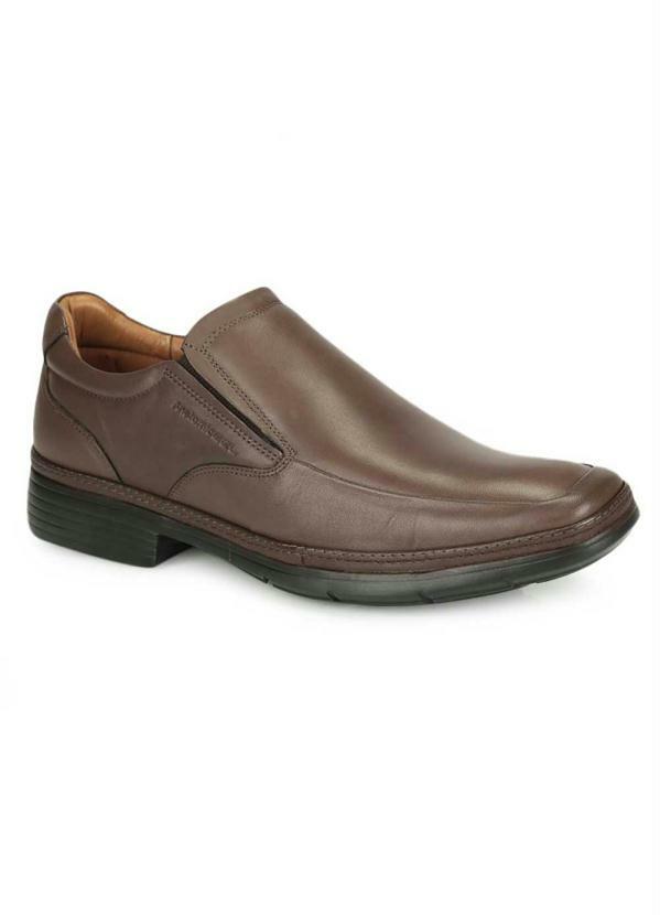 Anatomic Gel - Sapato Social Conforto Masculino Anatomic Gel Cafe