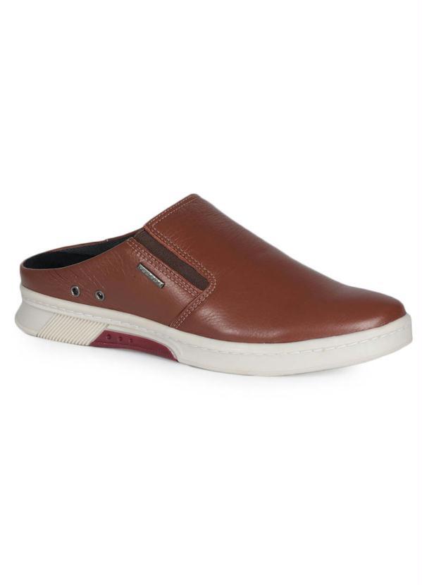 Pegada - Slip On Masculino Pegada Mule Marrom
