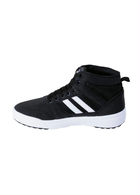 Outlet - Tênis Preto em Sintético 3