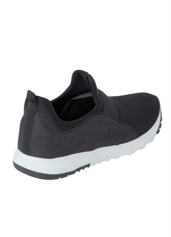 Perfecta - Tênis Esporte Masculino Preto Calce Fácil 2