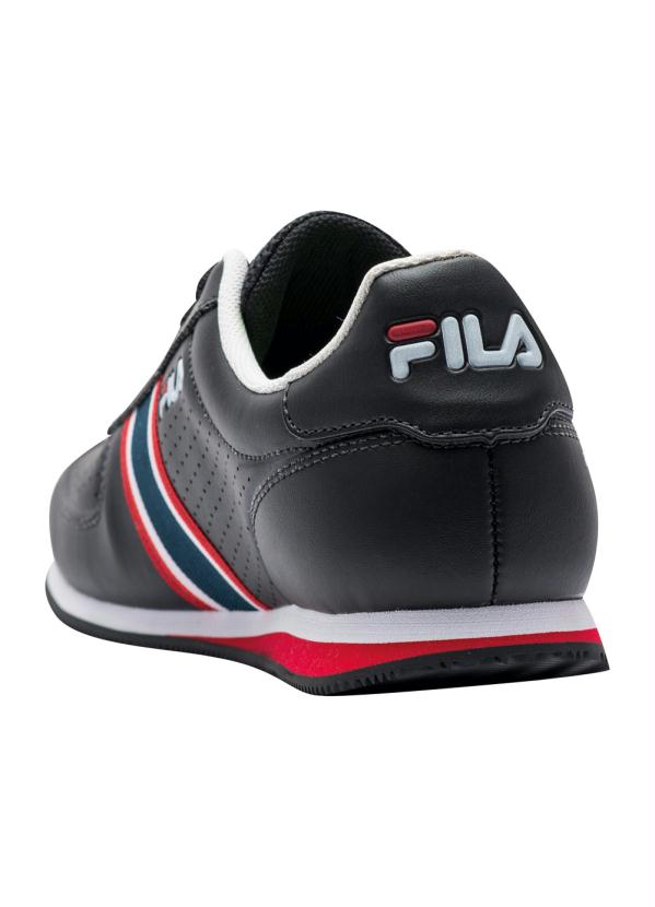 Fila Tênis Fila F-Retro Sport Sl Preto e Branco
