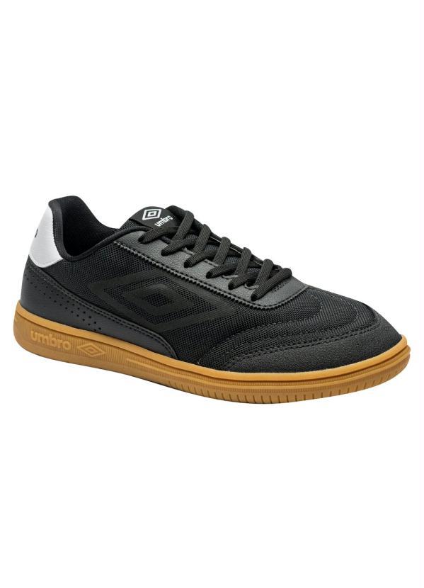 Umbro - Tênis Umbro Fiber Preto e Branco