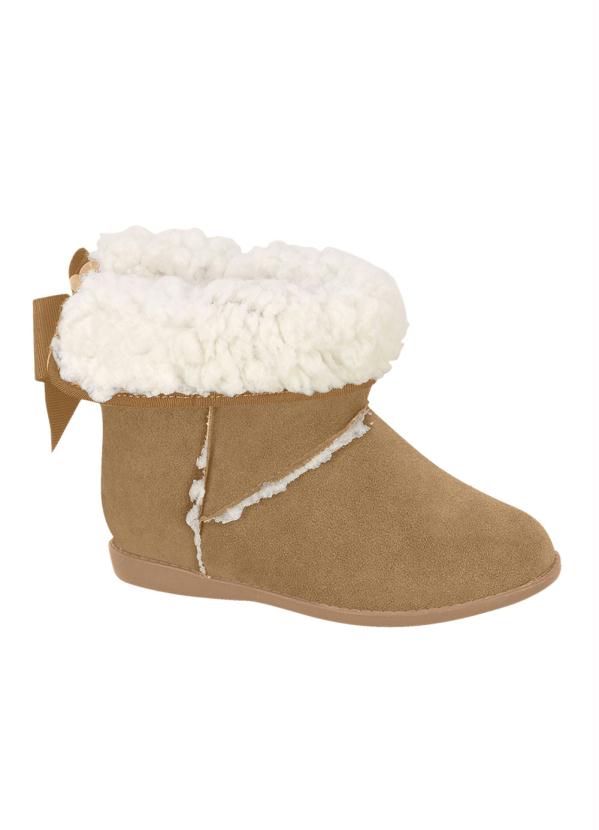 Molekinha - Bota Molekinha Caramelo com Pelúcia Interna 2