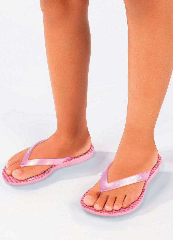 Grendene Kids - Chinelo Barbie Faces Rosa 4