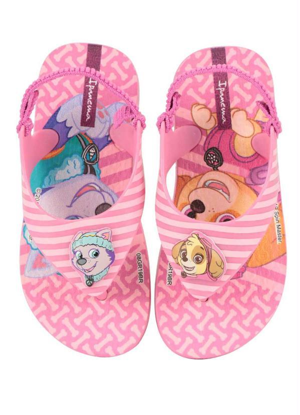 Ipanema - Chinelo Infantil Ipanema Patrulha Canina Baby Rosa