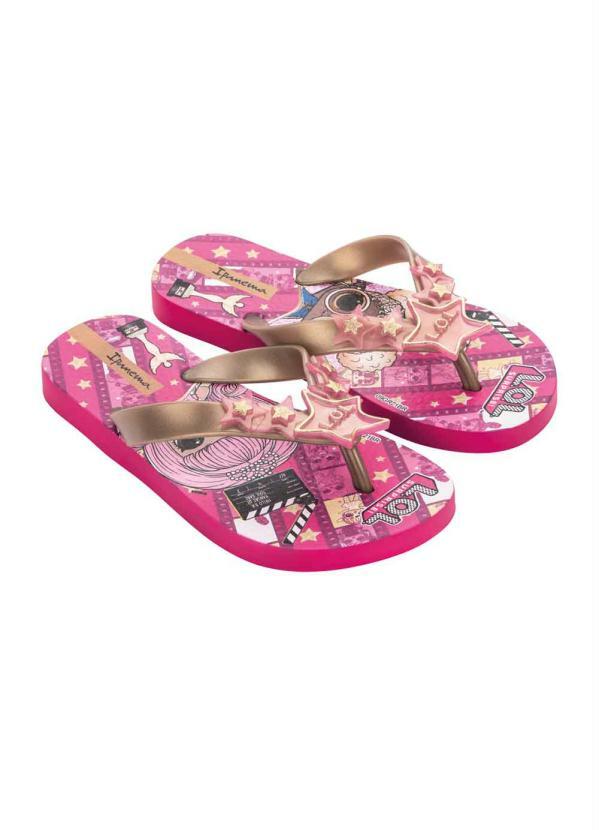 Grendene Kids - Chinelo Ipanema Lol Surprice Shine Pink