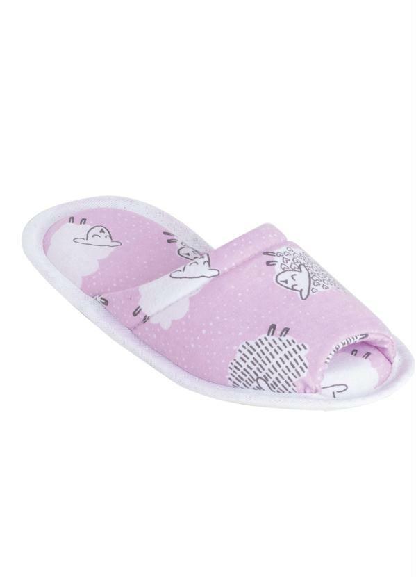Outlet - Pantufa Infantil Ovelha em Tecido