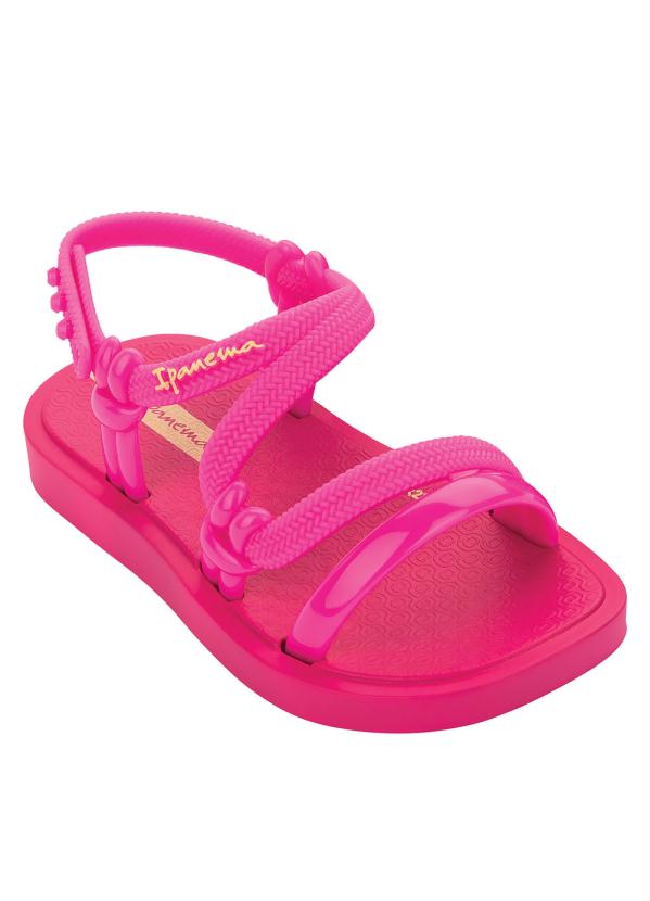 Grendene Kids - Sandália Infantil Ipanema Solar Pink