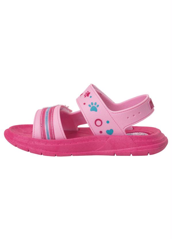 Perfecta - Sandália Infantil Rosa com Velcro 3