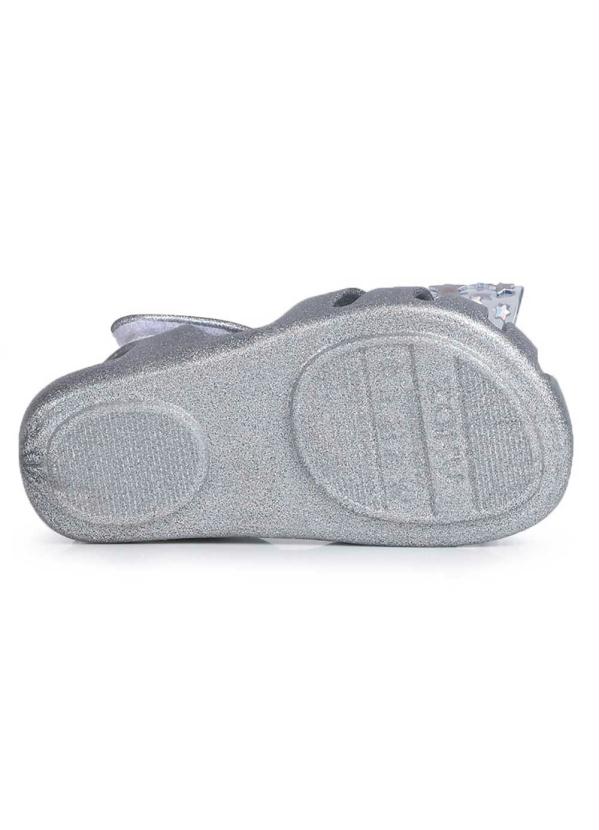 Zaxy - Sandália Infantil Zaxy Laço Prata 4