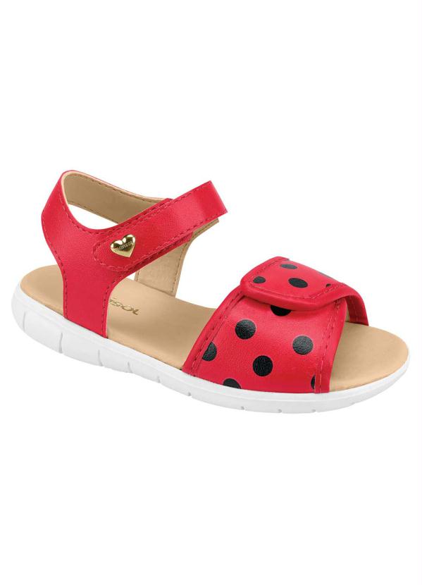 Marisol Play - Sandália Marisol Play Vermelho 1