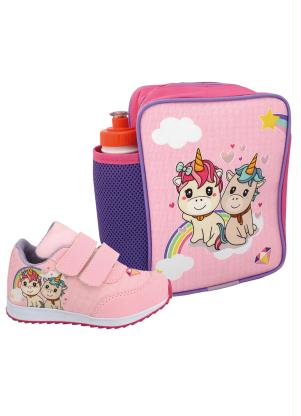Perfecta - Kit Tênis Infantil Rosa + Mochila + Squezze - PERFECTA