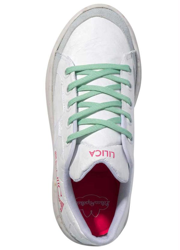 Lilica Ripilica - Tênis Antiderrapante Menina Branco 3