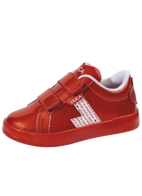 Lilica Ripilica - Tênis Antiderrapante Menina Vermelho 1