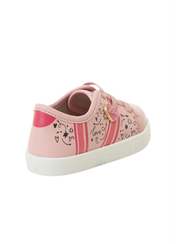 Molekinha - Tênis Molekinha Rosa em Sintético 2