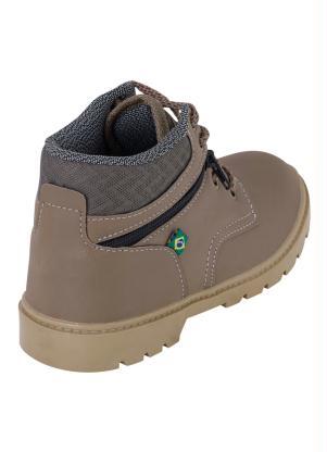 Perfecta - Bota Infantil Bege com Cano Médio - PERFECTA