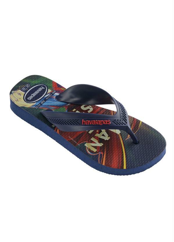 Havaianas - Chinelo Havaianas Kids Max Heróis Marinho