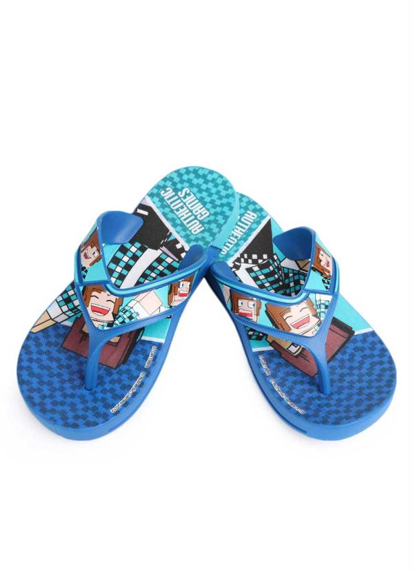 Grendene - Chinelo Infantil Grendene Authentic Games Azul 3