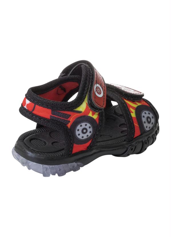 Perfecta - Sandália Infantil Vermelha com Luzinha 3