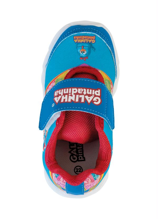 Outlet - Tênis Infantil Azul da Galinha Pintadinha 4