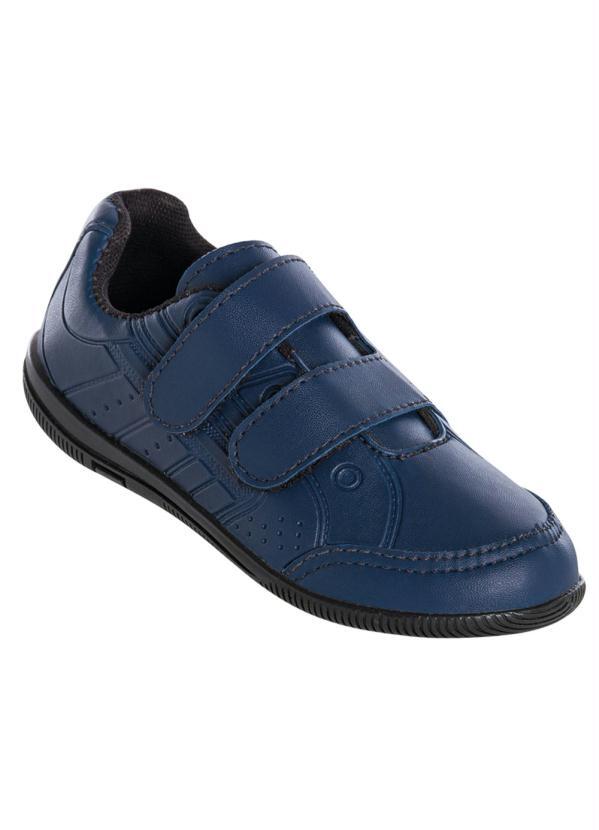 Outlet - Tênis Infantil Azul Marinho com Velcro