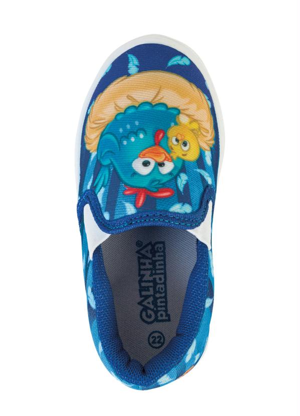 Outlet - Tênis Infantil Menino Azul Galinha Pintadinha 4