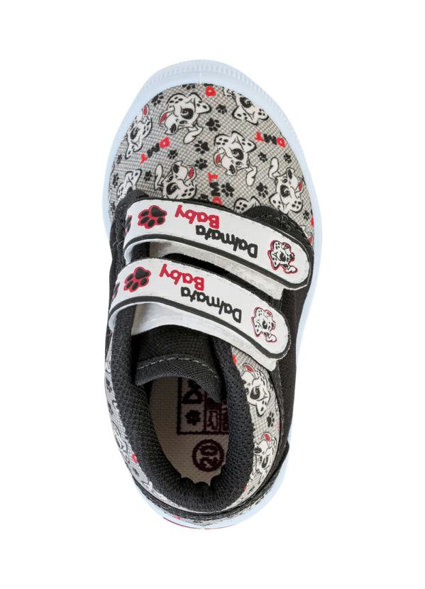 Perfecta - Tênis Infantil Preto com Fechamento em Velcro 4